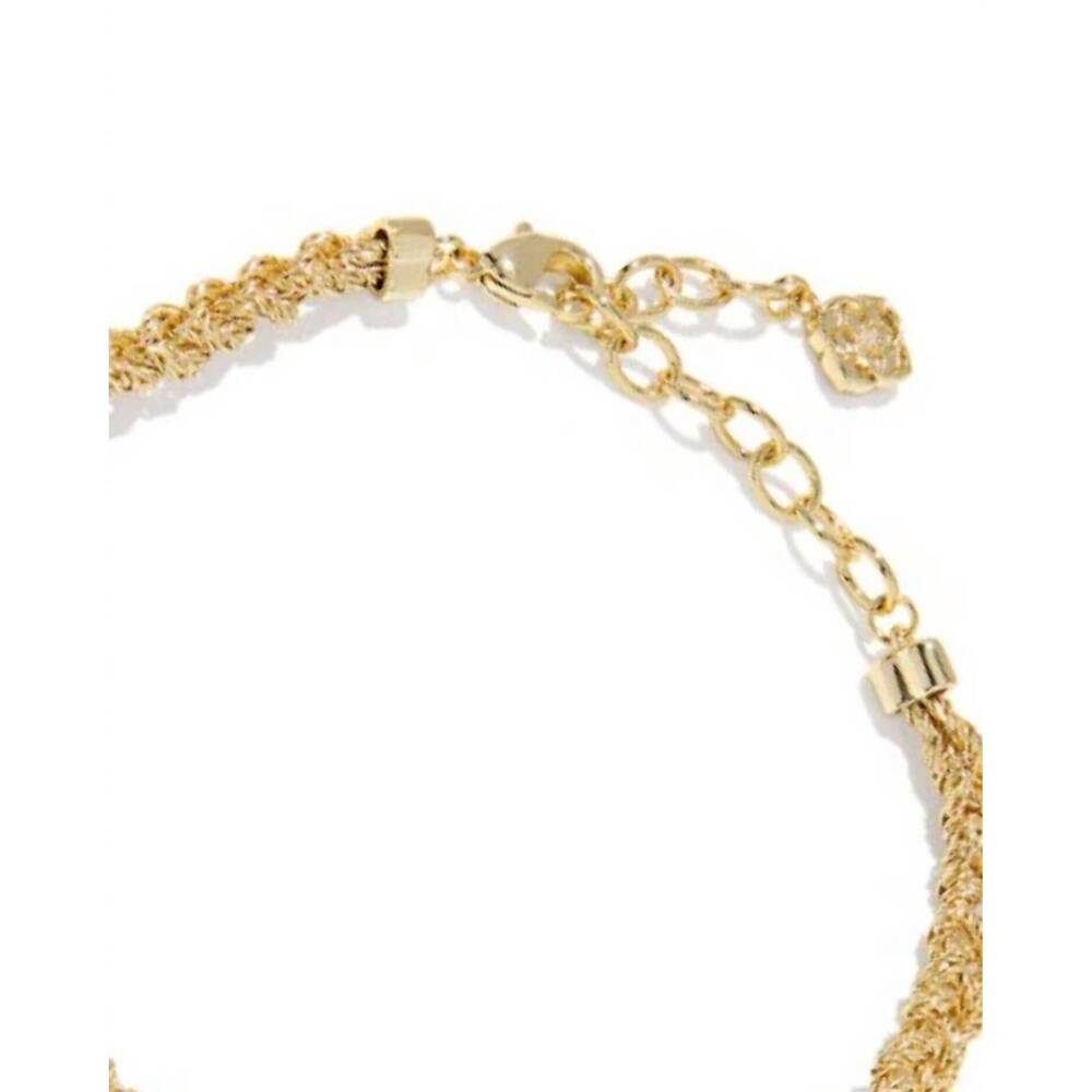 Kendra Scott Gold Twisted Chain Bracelet - Picture 2 of 2